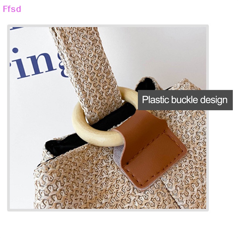 {Ffsd} Túi Đeo Chéo Dệt Nhẹ Nhàng Thanh Lịch Giản Dị Cho Nữ * Bán Chạy