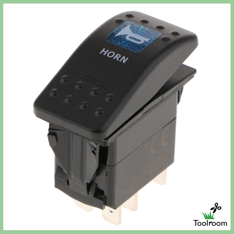 Công TắC On / Off ĐèN LED Xanh Dương 12V ChốNg NướC