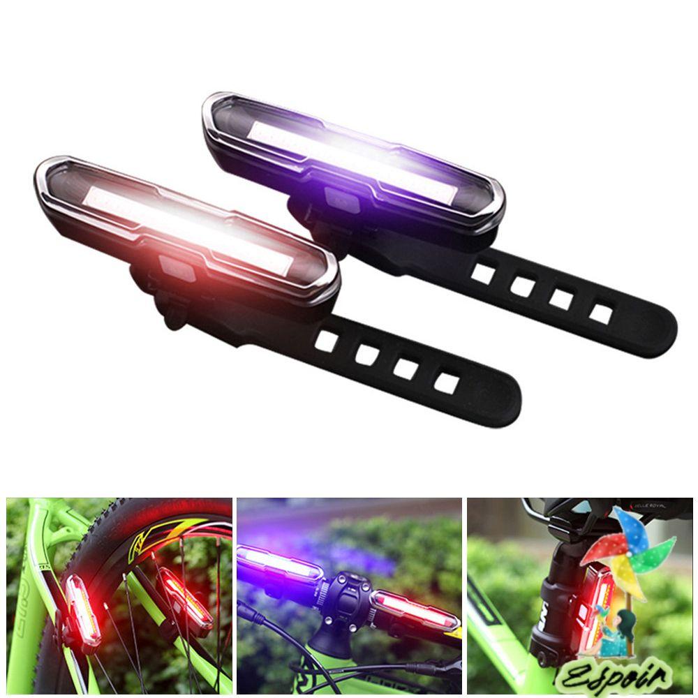 ESPO Đèn LED Gắn Đuôi Xe Đạp Chống Nước 5 Chế Độ