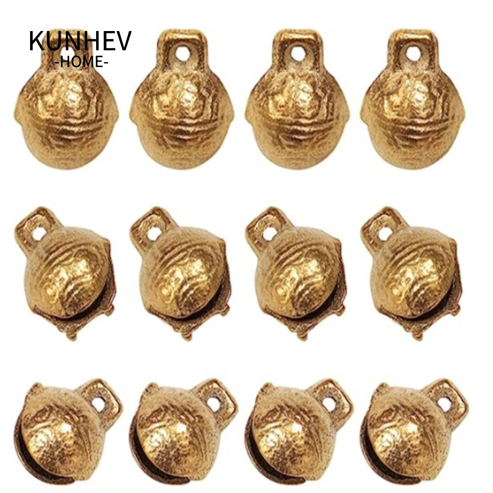 KUNHEV Chuông Đồng Mini 14mm Làm Đồ Trang Sức Cho Cún Cưng