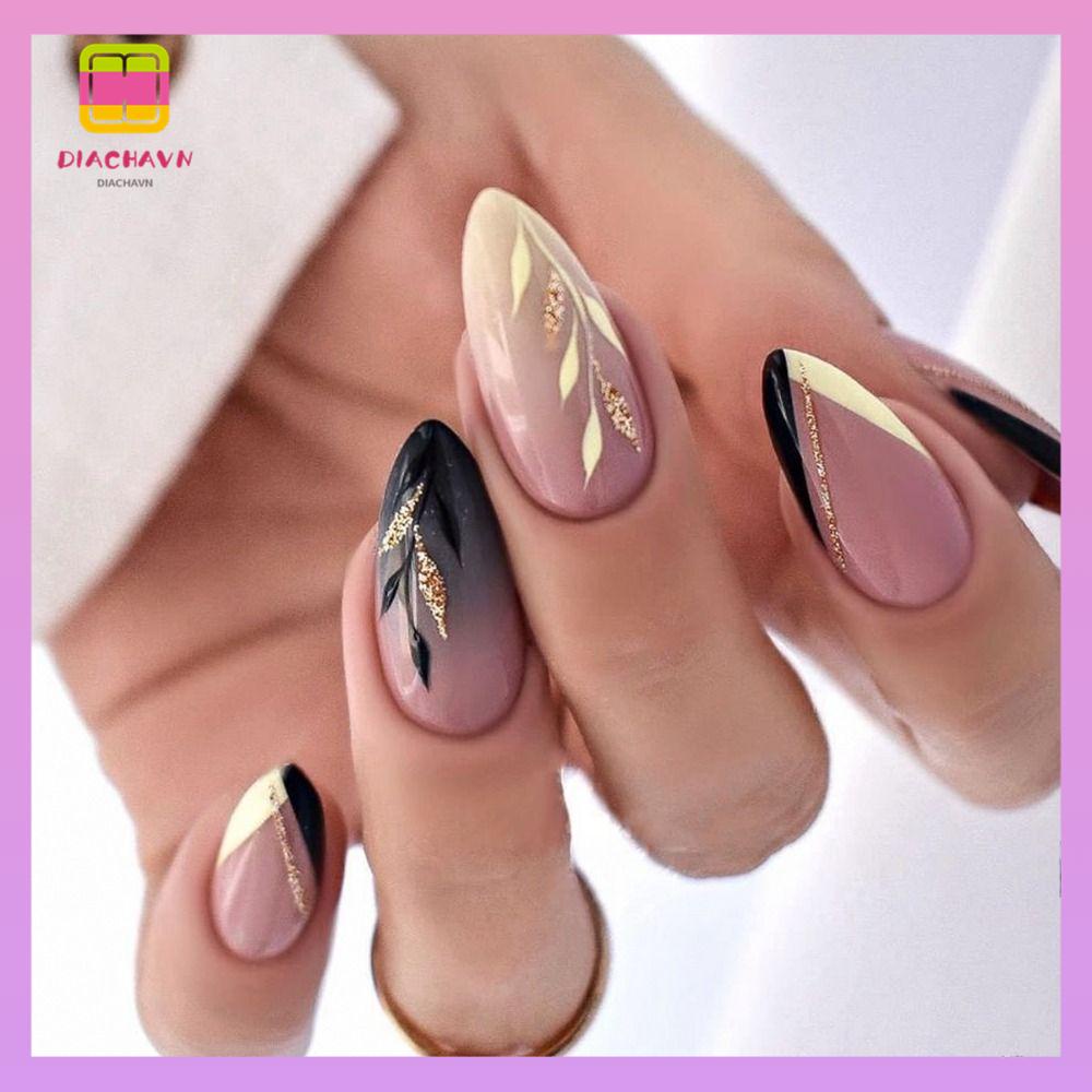 DIACHAVN Bộ Móng Tay Giả Có Thể Tháo Rời