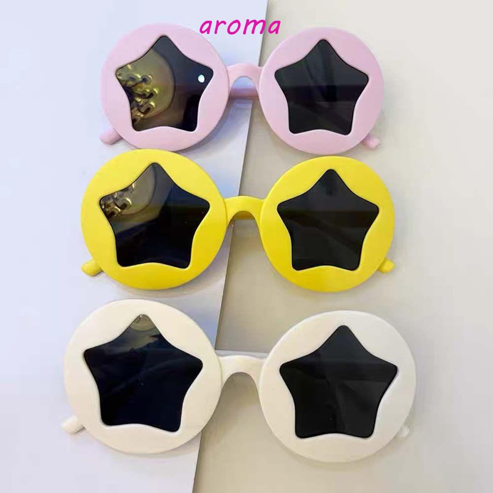 AROMA Kính Mát Họa Tiết Ngôi Sao Năm Cánh Dễ Thương Cho Bé Trai