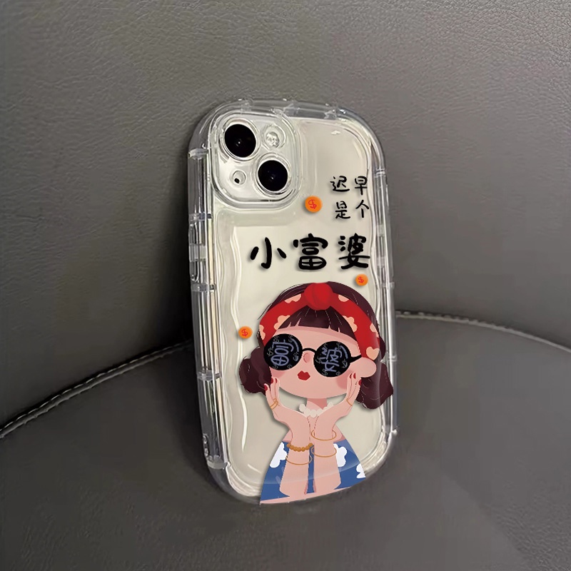 Ốp Điện Thoại Silicon Mềm Trong Suốt Chống Sốc Họa Tiết Dễ Thương Cho IPhone 14 13 12 11 Pro Max XS X XR 8 + 7 Plus