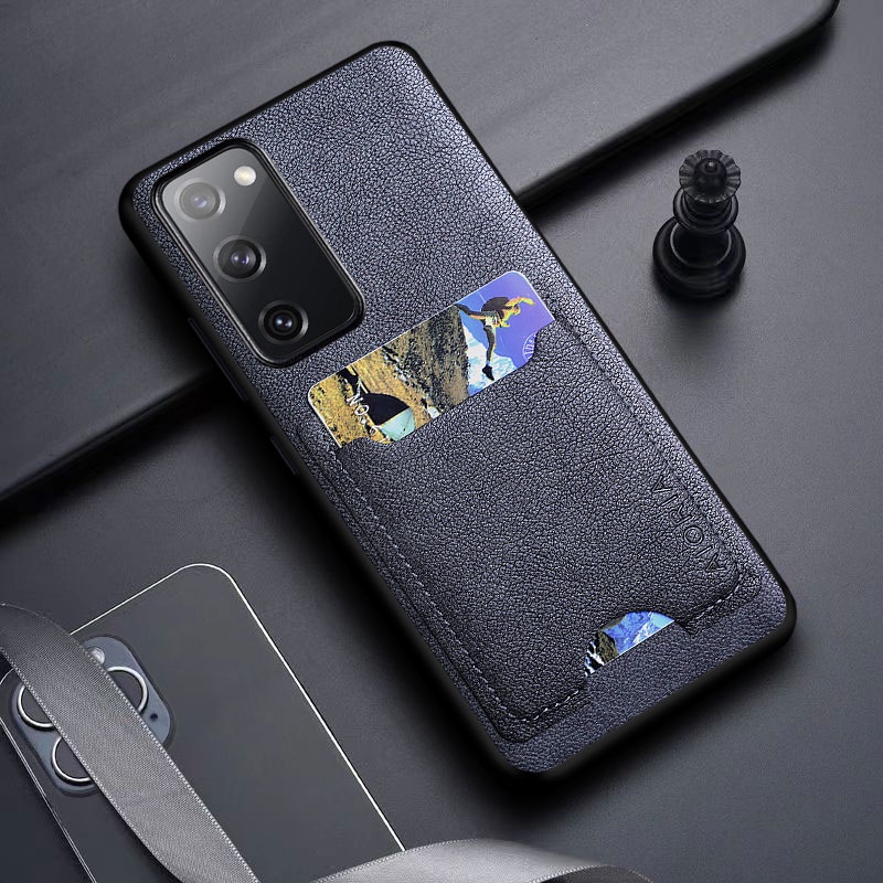 Ốp Điện Thoại Da Pu Có Ngăn Đựng Thẻ Cho Samsung Galaxy s20 fe s20 Ultra Samsung Galaxy s20 Plus s20 fe