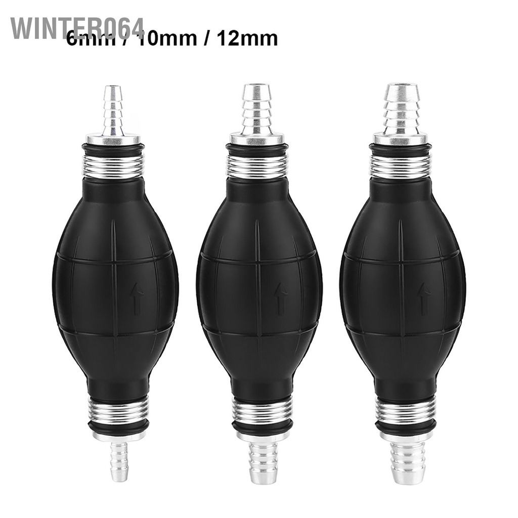 Winter064 Dây chuyền bơm nhiên liệu bằng cao su &amp; nhôm Tay mồi Bóng xăng Xăng cho ô tô Thuyền Marine Outboard