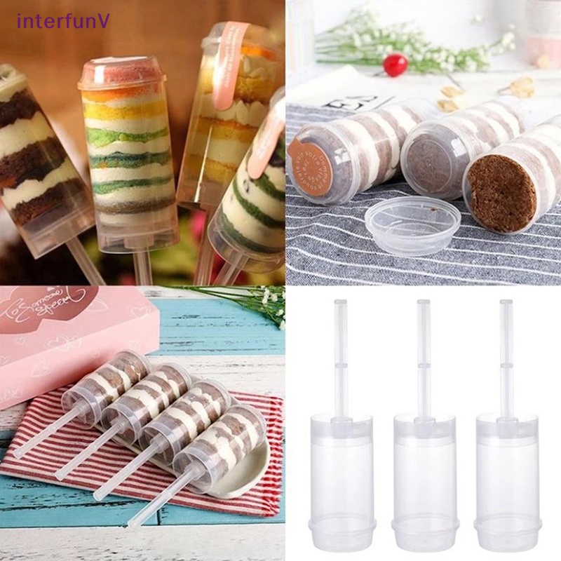 Giá Đỡ Bánh Kem Hình Tròn Bằng Nhựa Trong Suốt Có Nắp Tiện Lợi Dành Cho Nhà Bếp