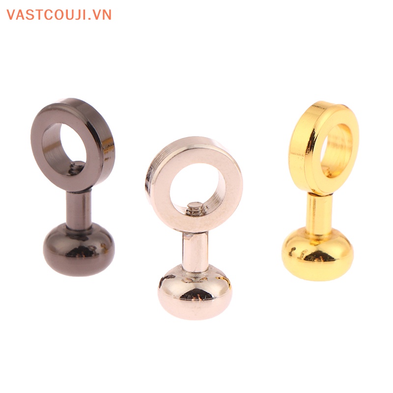 1 Phụ Kiện Đinh Tán Đầu Tròn Bằng Kim Loại Gắn Trang Trí Điện Thoại / Đồ Da