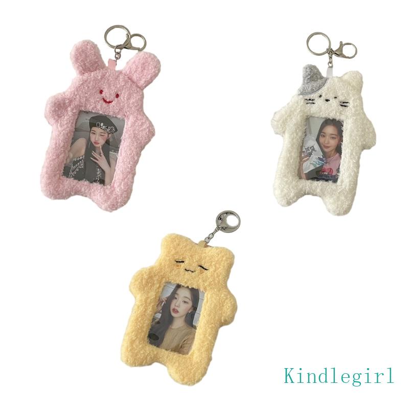 Móc Khóa Thú Nhồi Bông Hình Động Vật Dễ Thương