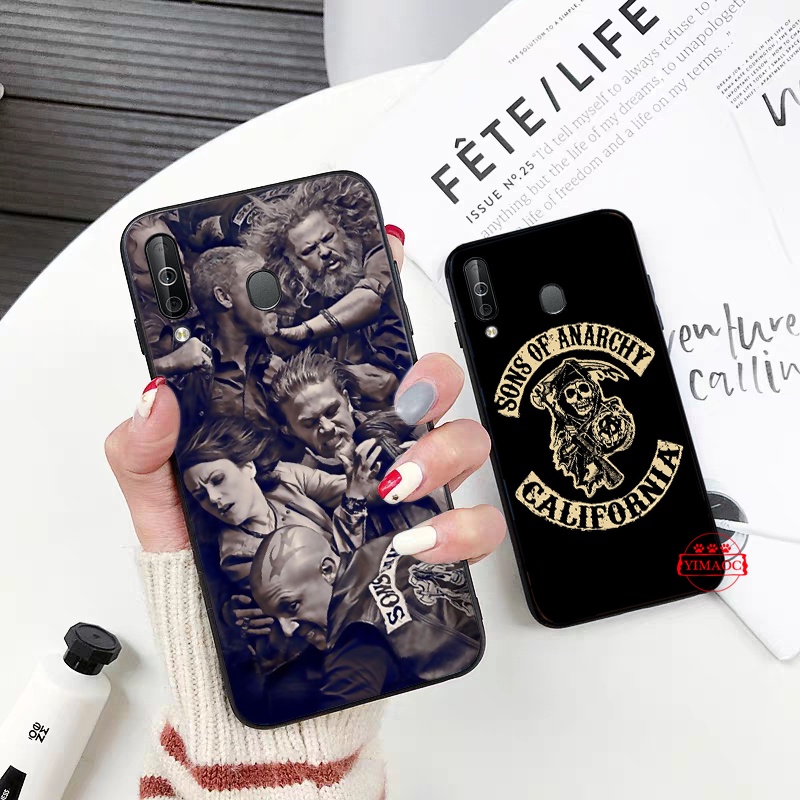 Ốp Điện Thoại Mềm In Hình Con Trai anarchy Mùa 7 Cho Samsung S10 Lite Plus S20 Fe S21 Ultra P292