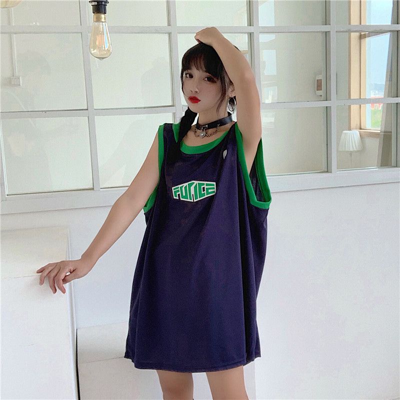 Áo Thun Thể Thao Sát Nách Dáng Suông Năng Động Thời Trang Cho Nữ