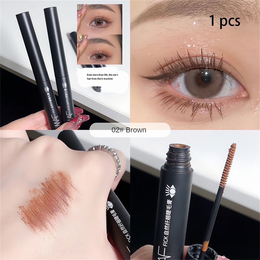 Mascara 4D Màu Đen / Nâu Lâu Trôi Không Dễ Nhòe Chuốt Mi Cong Vút Và Dài Hơn