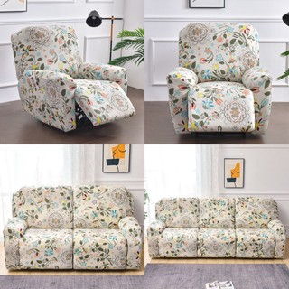 Vỏ bọc ghế sofa đàn hồi in hoa trang trí phòng khách