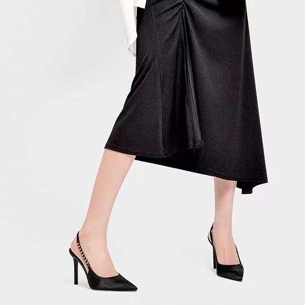 Sandal Cao Gót Mũi Nhọn Thiết Kế Mới Thời Trang Theo Phong Cách Hàn Quốc 2023