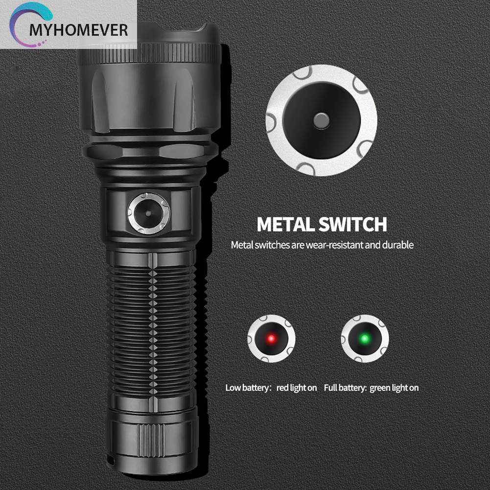 Đèn Pin 5 Bóng LED 30W 1200LM 1500M Đa Dụng Chất Lượng Cao