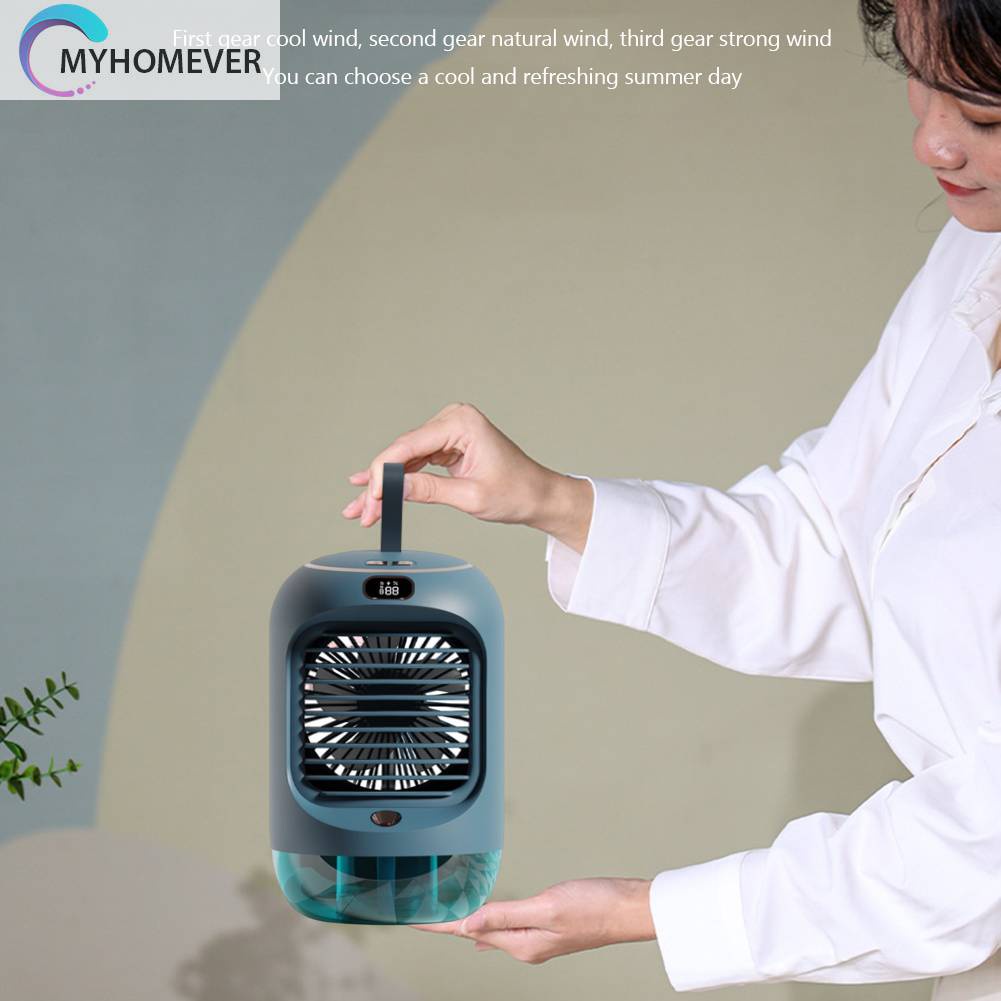 Quạt Điện Làm Mát 3600mah Không Ồn Nhỏ Gọn Tiện Dụng Cho Gia Đình