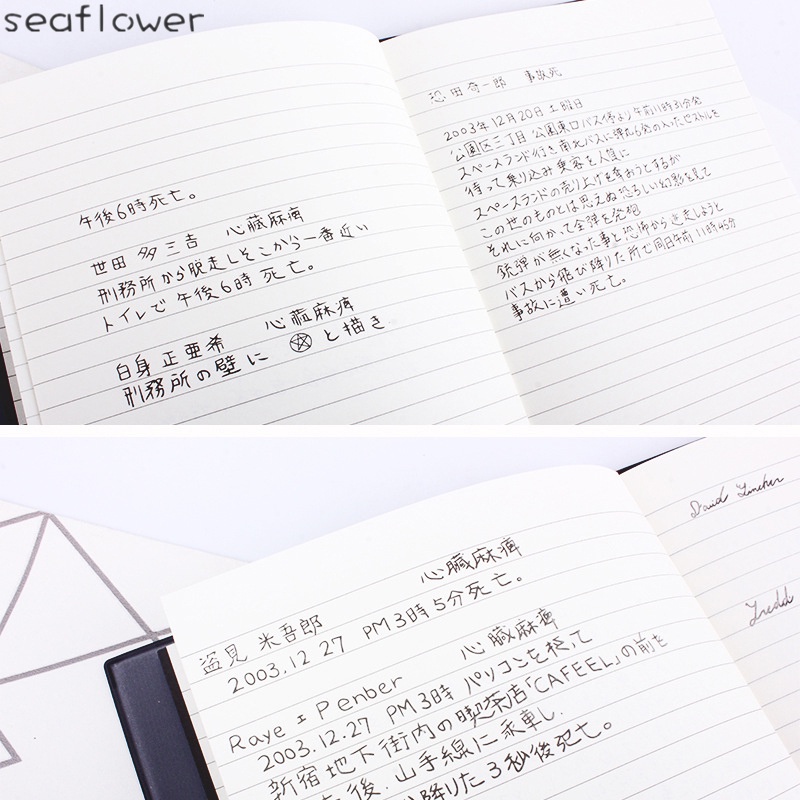 Sổ Tay Ghi Chú Họa Tiết Anime Death Note Cho Otaku Death Note FanDeath Note