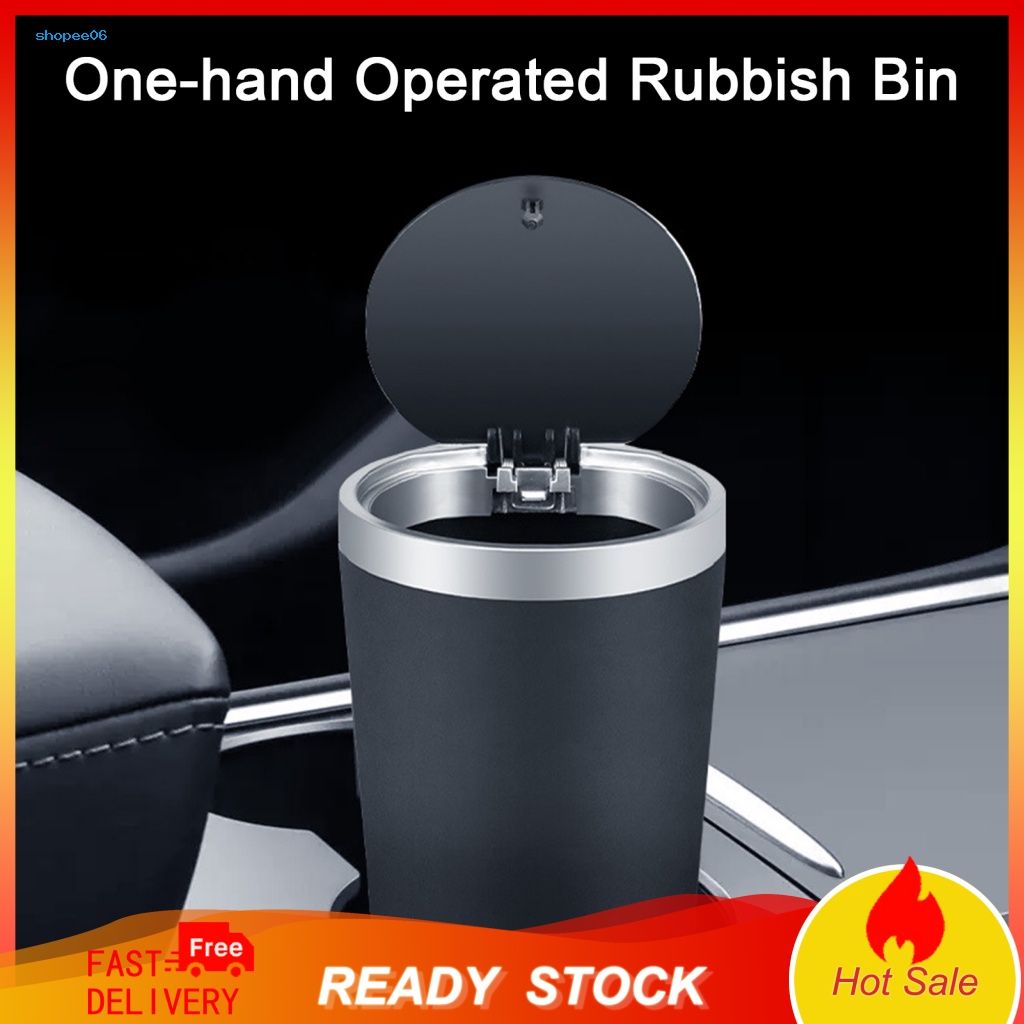 Thùng Rác Một Tay Cầm Tiết Kiệm Không Gian Tiện Dụng Cho Xe Hơi