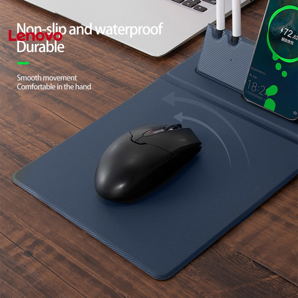 1 Bộ Đệm Sạc Nhanh Không Dây 15W QI Hình Hoa Hướng Dương Kèm Tấm Lót Chuột Đa Năng