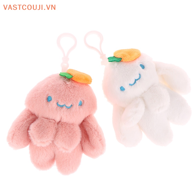 Móc Khóa Thỏ Nhồi Bông Mềm Mại Dễ Thương