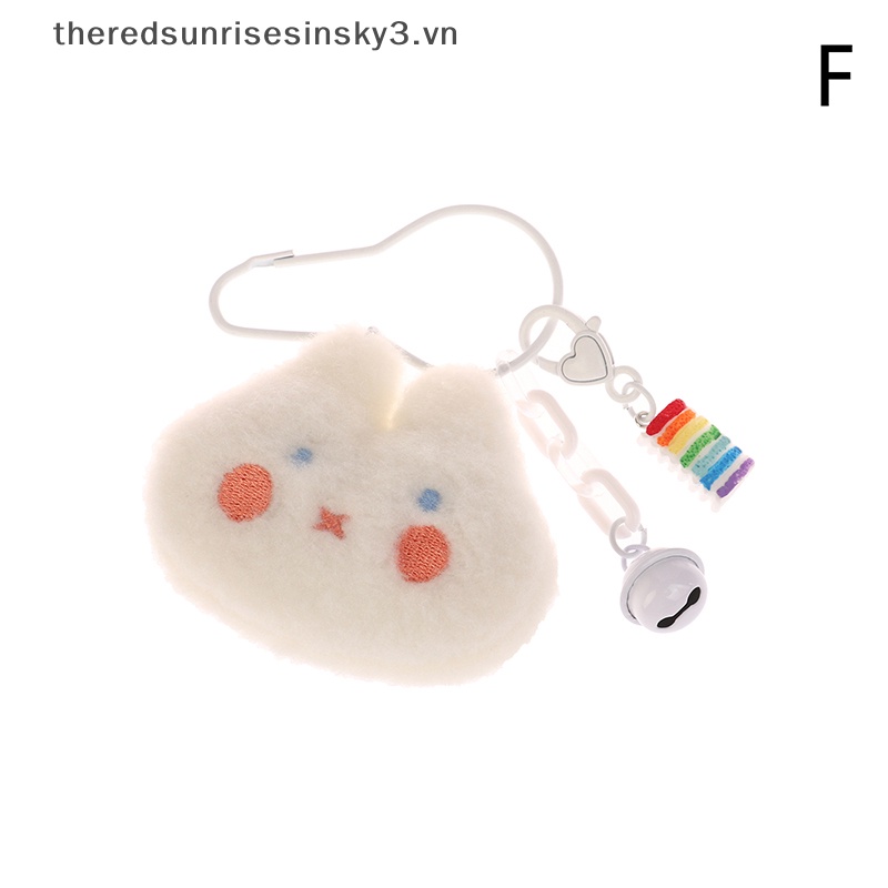 # # Móc Chìa Khóa Hình Thỏ / Gà Nhồi Bông Hoạt Hình Đáng Yêu Trang Trí Ba Lô / Ô Tô