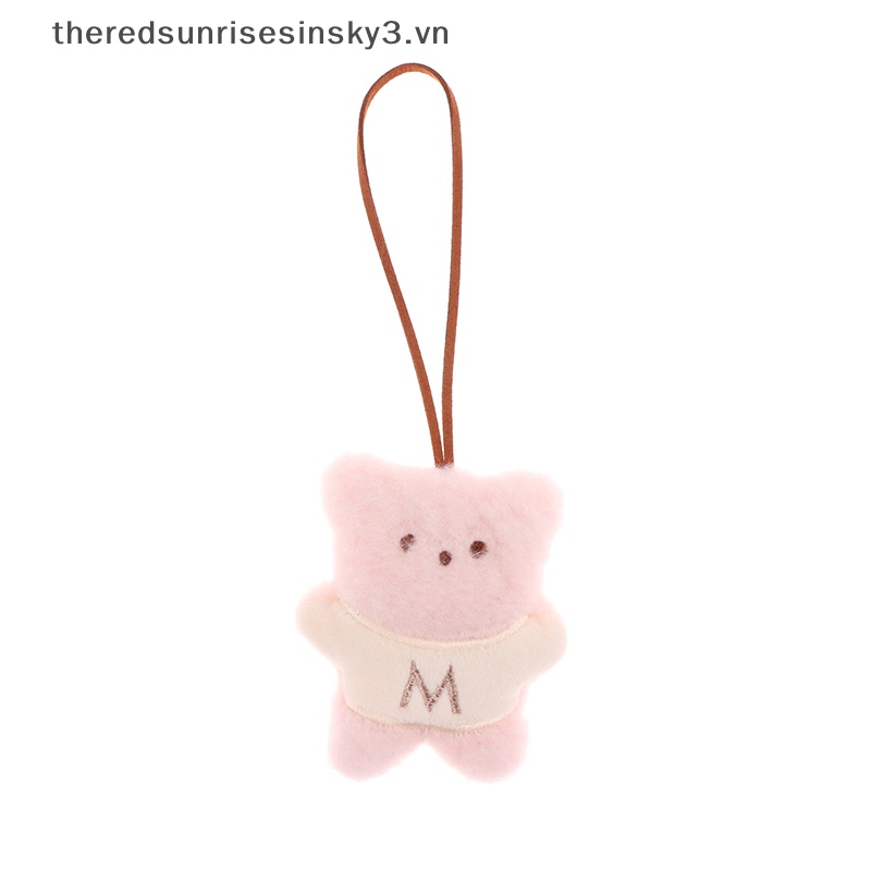 Móc Khóa Hình Gấu Bông Dễ Thương Chống Mất Tên # #