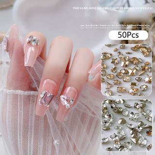Bộ 50 HạT ĐíNh Trang Trí MóNg 3d diy