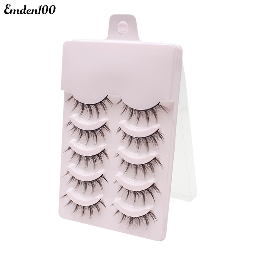 Bộ 5 Cặp Lông Mi Giả 7 Phong Cách Tự Nhiên Không Gây Kích Ứng