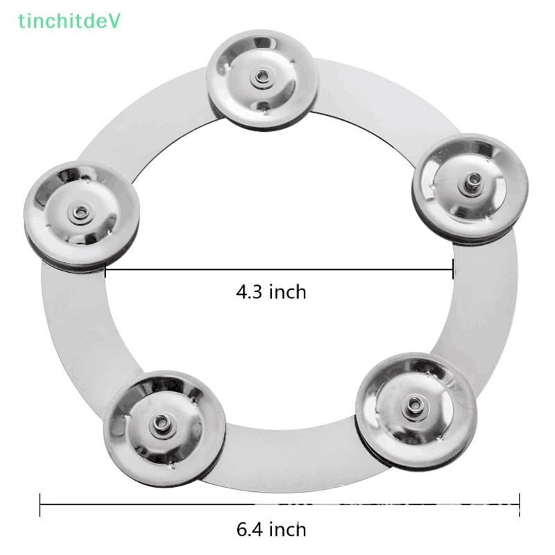 Bộ Trống Cymbals Hi Hat Tambourine Bằng Thép Chất Lượng Cao