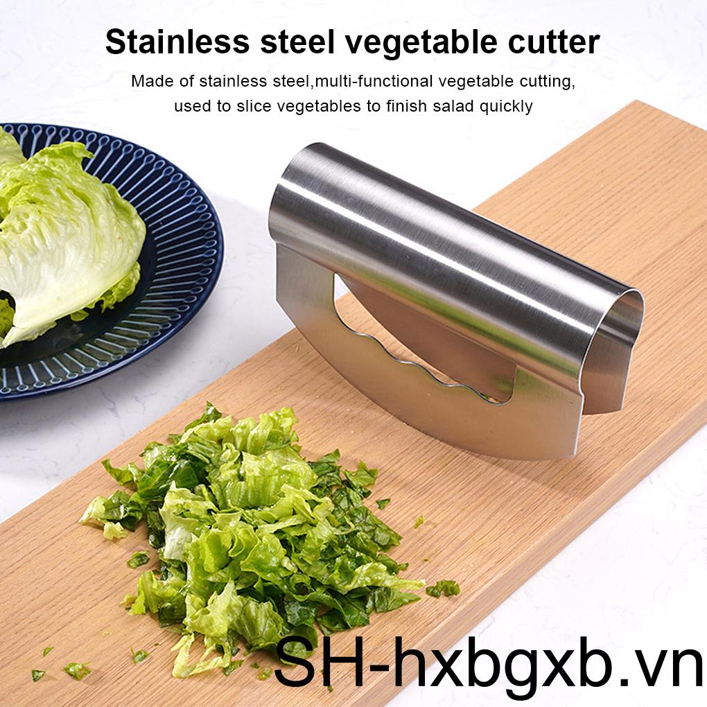 Dụng Cụ Cắt Rau Củ Bằng Thép Không Gỉ Thiết Kế Hai Mặt Tiện Dụng Cho Nhà Bếp