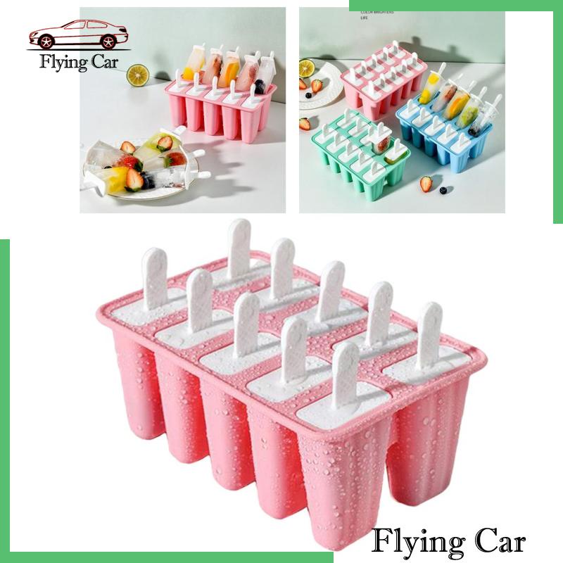 Khuôn Làm Kem Que Bằng Silicone DIY Có Thể Tái Sử Dụng Cho Trẻ Em