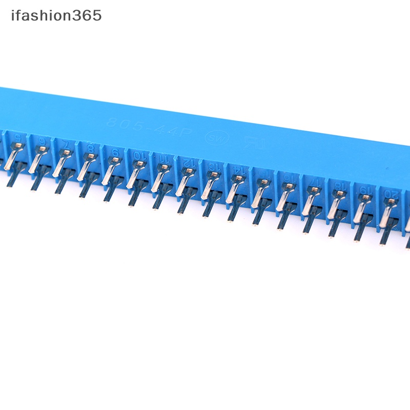 1x Đầu Nối Thẻ PCB Hai Đầu 2 X 22 Pin 44 Pin 3.96mm Màu Vàng