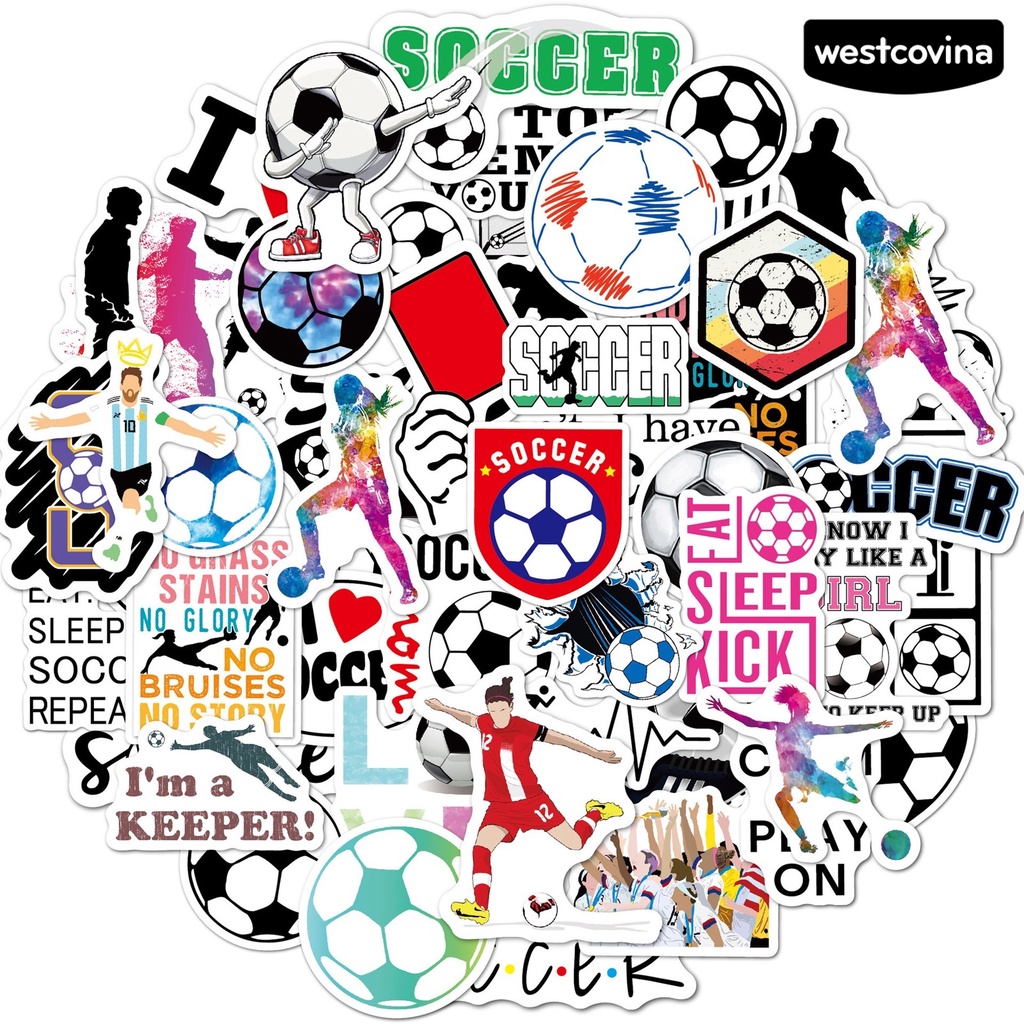 [WSTN]✎Bộ 50 Miếng Dán Họa Tiết Hoạt Hình Graffiti Chống Thấm Nước Độc Đáo Trang Trí Nhà Cửa DIY