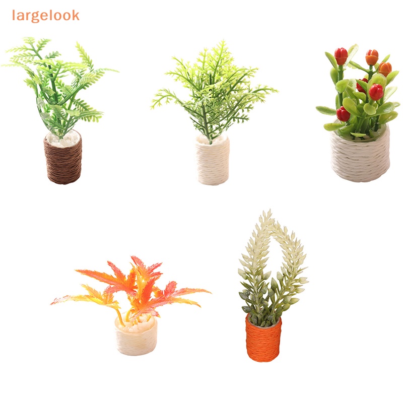 Chậu Cây Phong Tỉ Lệ 1: 12 Dùng Trang Trí Nhà Búp Bê