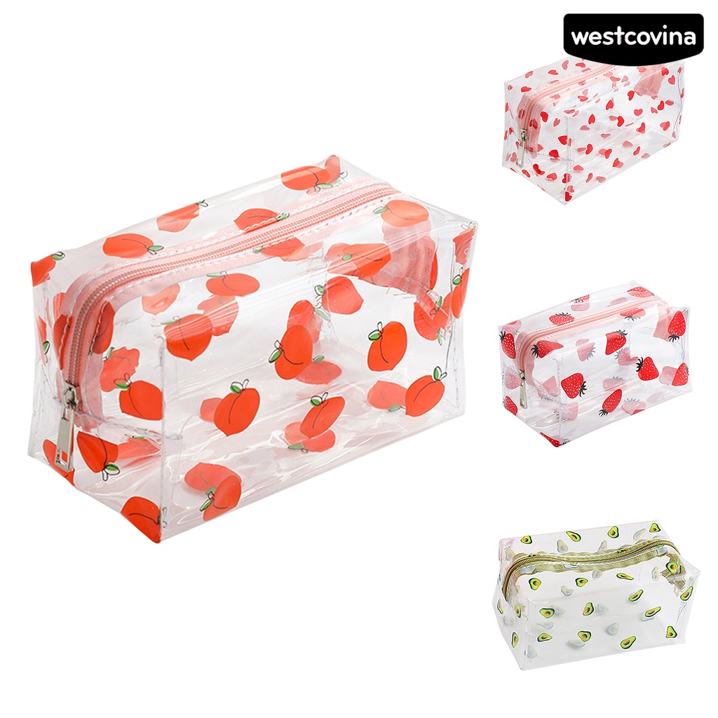 [WSTN] [WSTN]✎Túi Đựng Bút Bằng PVC Chống Nước Sức Chứa Lớn In Họa Tiết Dễ Thương Đa Ứng Dụng