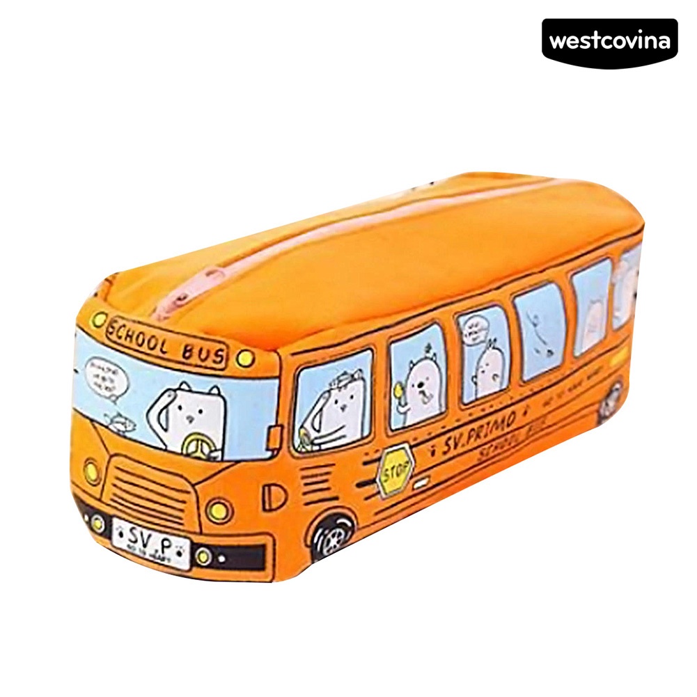 [WSTN] [WSTN]✎Túi Đựng Bút Hình Xe Buýt Thời Trang