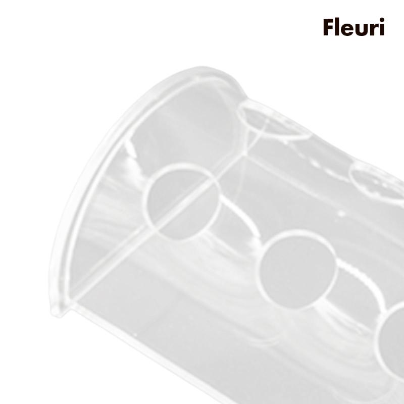 Chậu Hoa Hình Bán Nguyệt Bằng Acrylic Trong Suốt Dùng Trang Trí Nhà Cửa