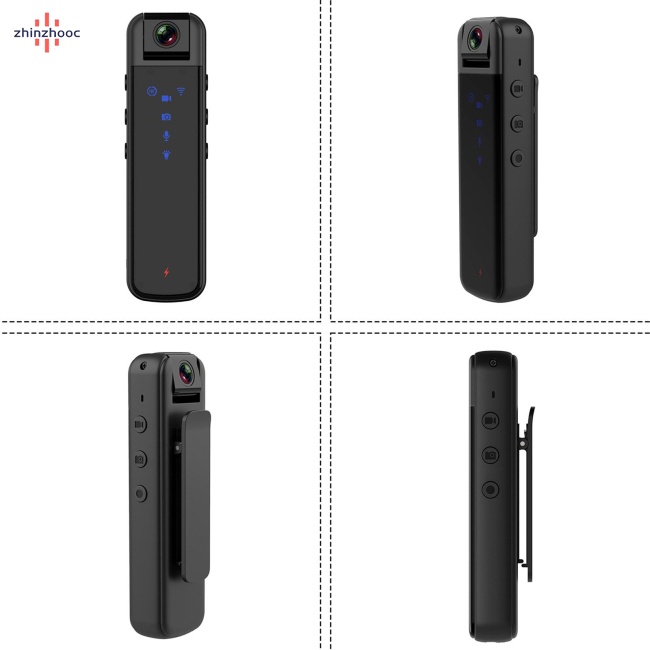 Máy Quay Video Hd vip Cs05 Có Kẹp Lưng Hỗ Trợ Tầm Nhìn Ban Đêm Kết Nối Wifi Dv