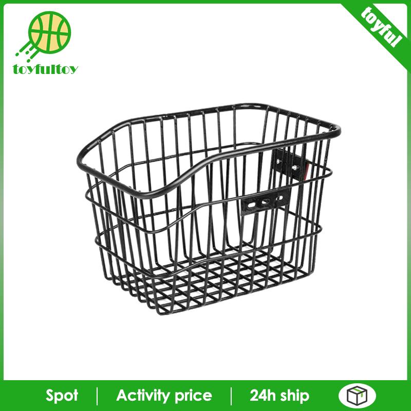 Giỏ Đựng Đồ Bằng Kim Loại Bền Chắc Có Thể Tháo Rời Gắn Phía Sau Xe Đạp