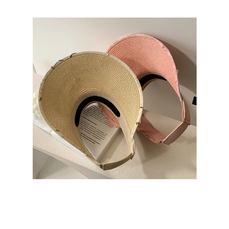 Mũ Cói Rộng Vành Thiết Kế Đục Lỗ Thời Trang Đi Biển Cho Nữ