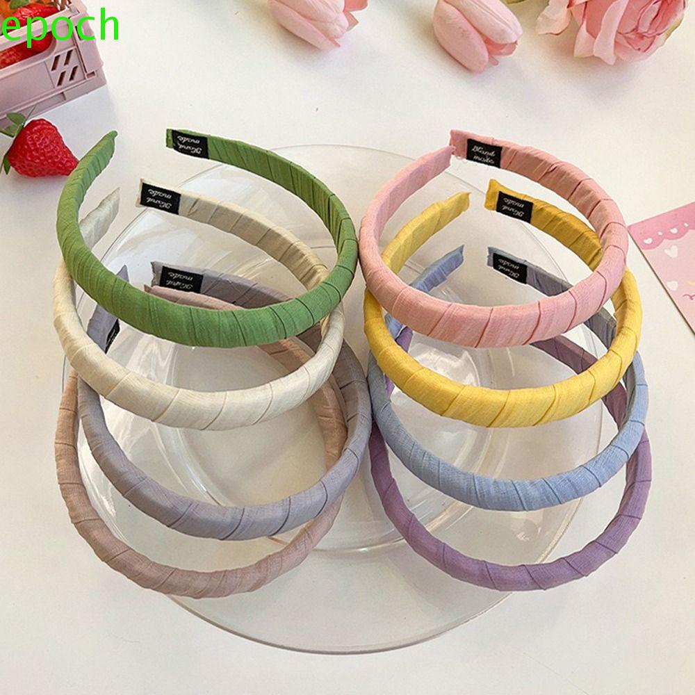 EPOCH Băng Đô Cài Tóc Chống Trượt Màu Kẹo Ngọt Thời Trang Hàn Quốc