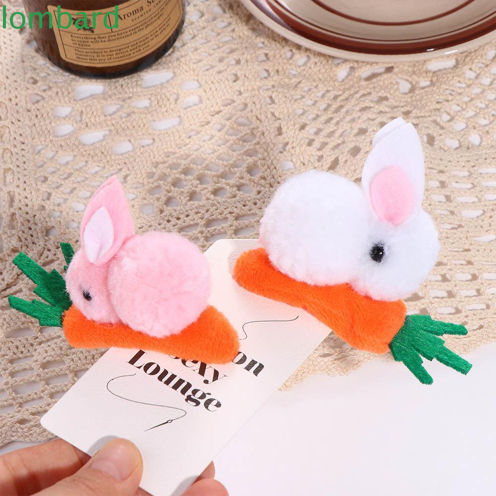 LOMBARD Kẹp Tóc Hình Thỏ Dễ Thương Phong Cách Hàn Quốc Cho Nữ