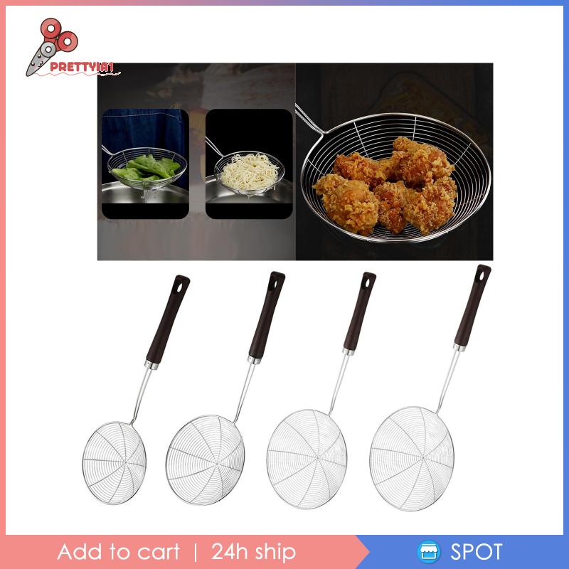 Vá Lưới Vớt Mì Bằng Thép Không Gỉ Tiện Dụng Cho Nhà Bếp