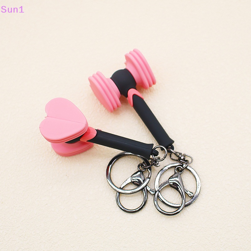 Sun1 > Móc Khóa Dạng Gậy Cắt Hình Ngôi Sao / Trái Tim / Búa Hàn Quốc Cho Nam Và Nữ Làm Quà Tặ