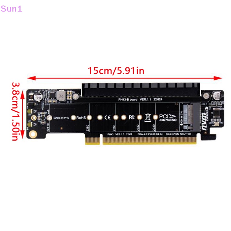 Thẻ Mở Rộng Nvme Sun1 > 8 + 4 + 4Hyper Ultra Quad VROC M.2 Nvme