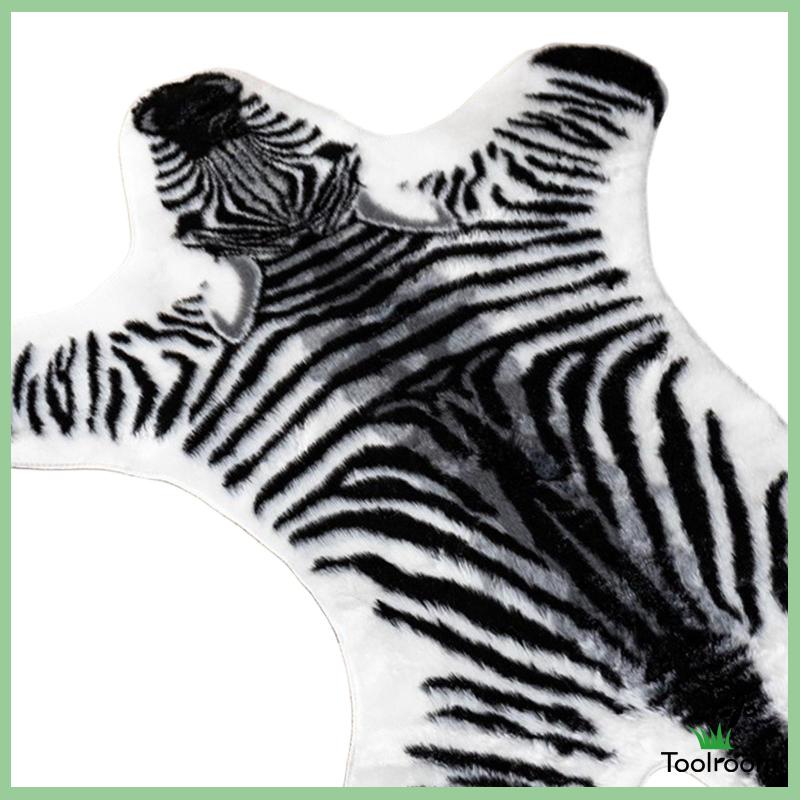 Thảm Lông Lót Sàn Mềm Mại Thoải Mái Họa Tiết Hổ Dễ Thương