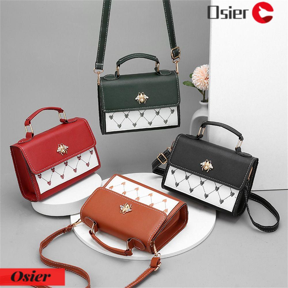 OSIER1 Túi Xách Da PU Cỡ Lớn Thiết Kế Đơn Giản Thời Trang Cho Nữ