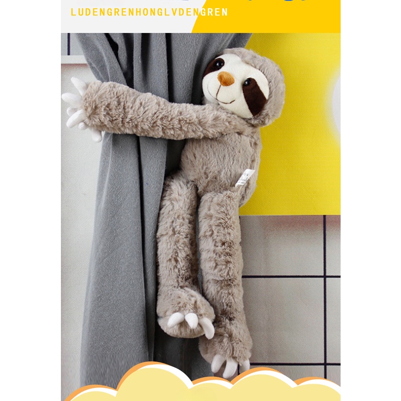 Đồ Chơi Thú Nhồi Bông Hình Con Lười Hoạt Hình Tay Dài Cho Bé