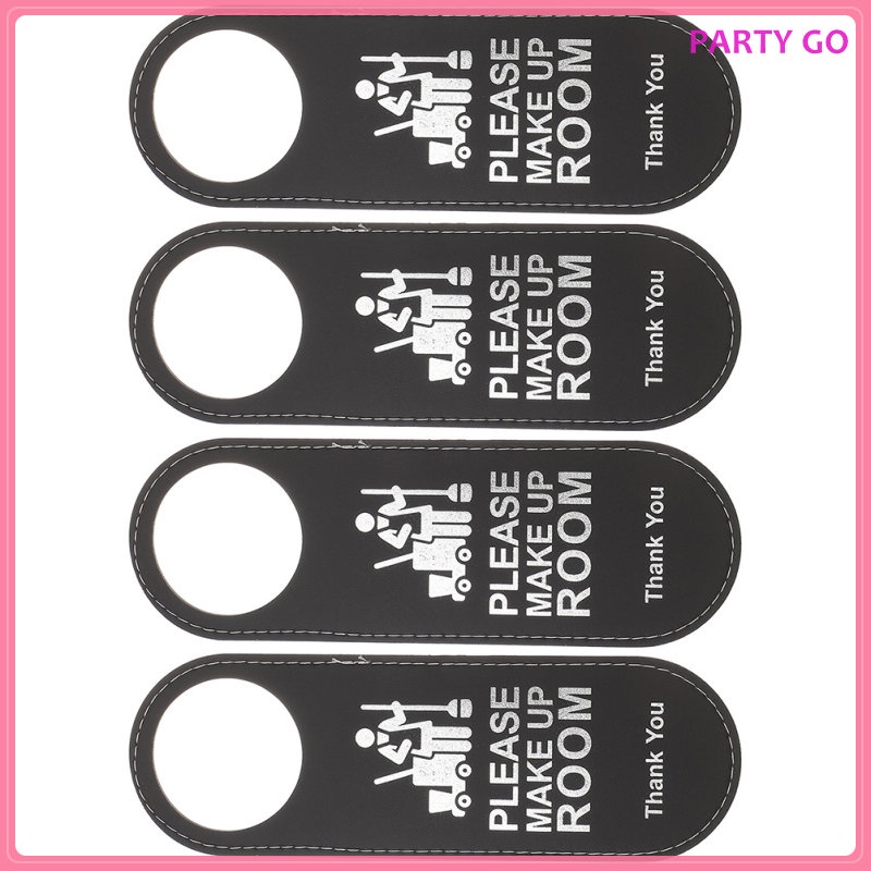 Set 4 Biển Báo Do Not Disturb Làm Ơn Cửa Phòng Làm Việc Bằng Da Cho Văn Phòng uiran.vn