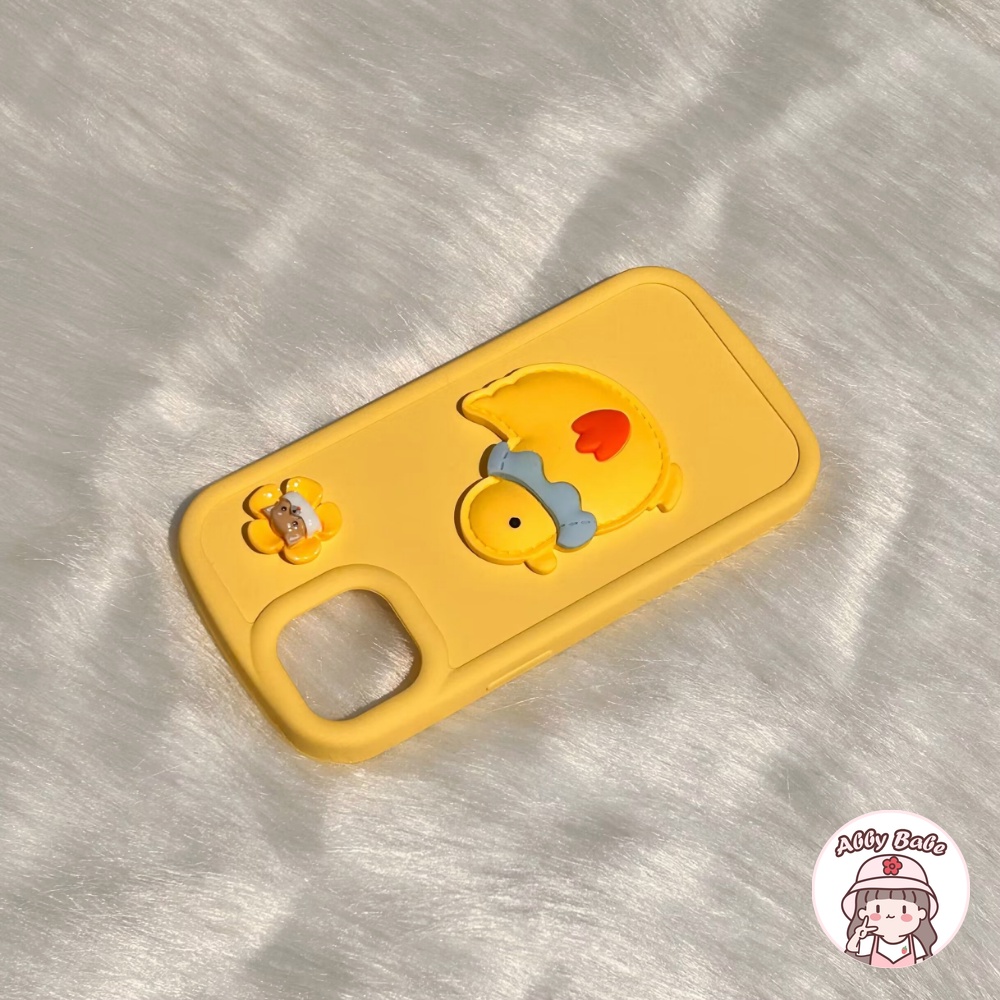 Ốp Điện Thoại TPU Dẻo Họa Tiết Gấu / Vịt Vàng Dễ Thương Chống Bụi Bẩn Cho IPhone 14 Pro Max IPhone 12 11 Pro Max XS XR