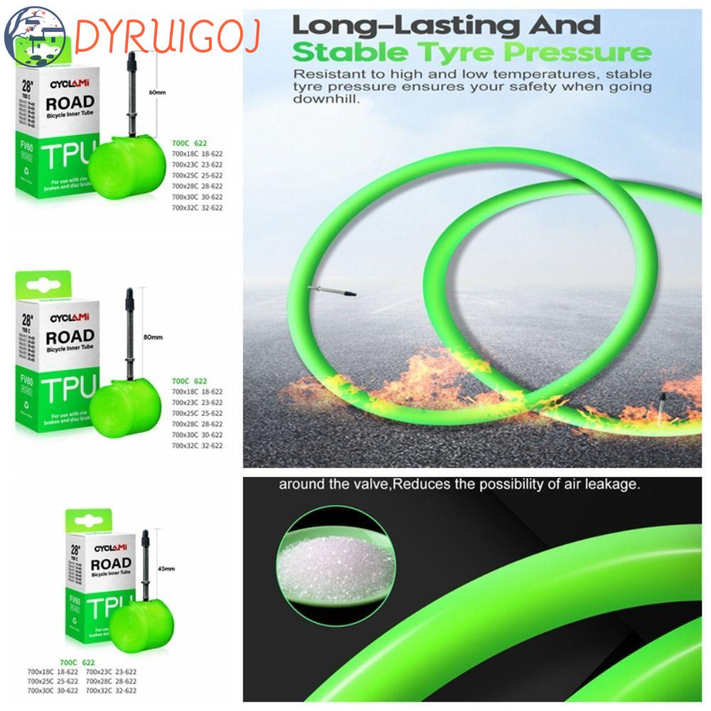 DYRUIDOJ Lốp Xe Đạp Bằng TPU Trong Siêu Nhẹ Chống Lão Hóa 38g